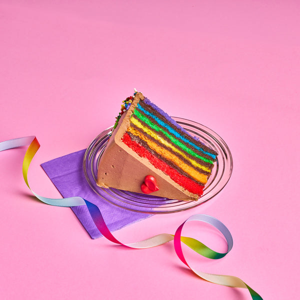 Got Pride? Cake Slice - Noe Valley Bakery