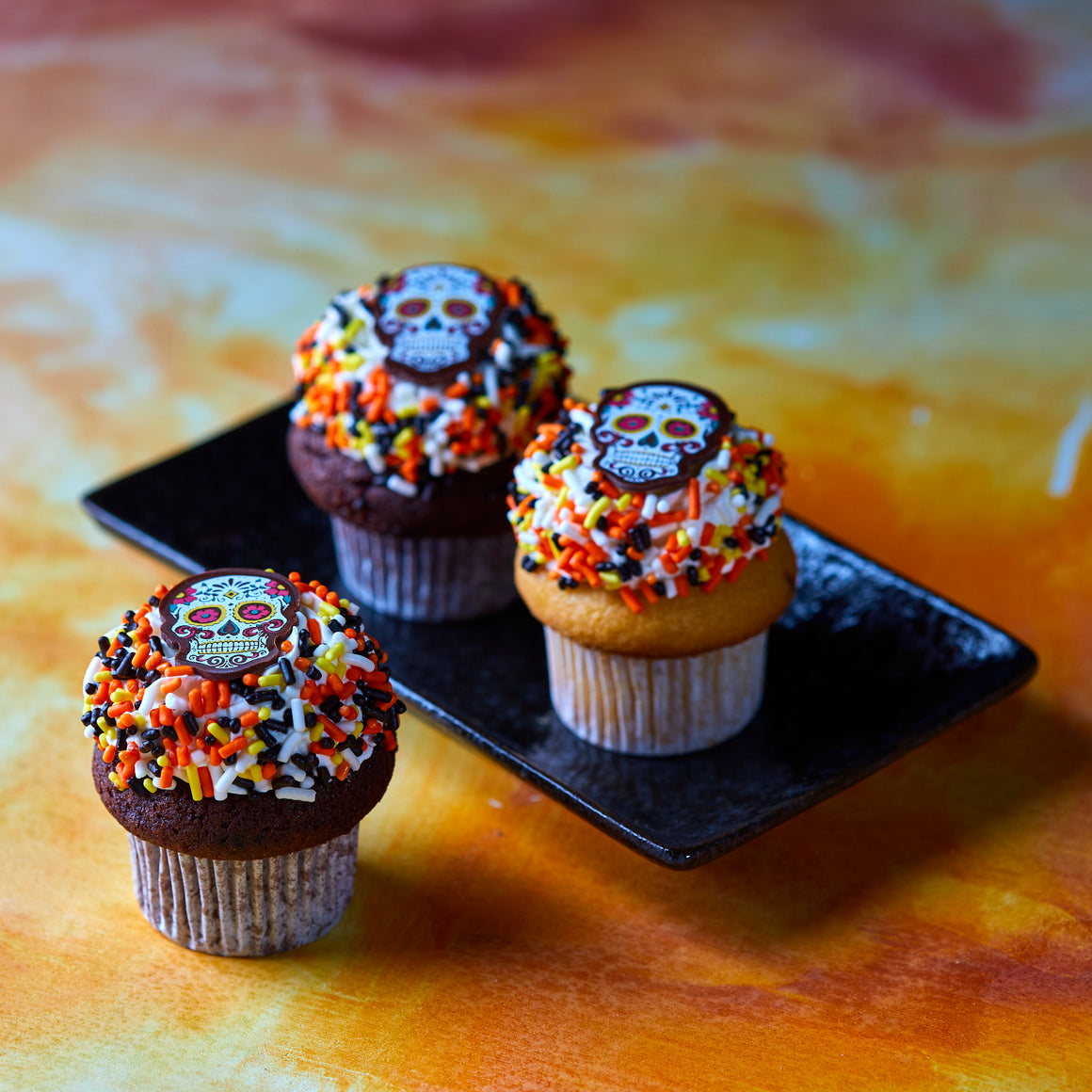 Day of the Dead Cupcakes from Noe Valley Bakery San Francisco