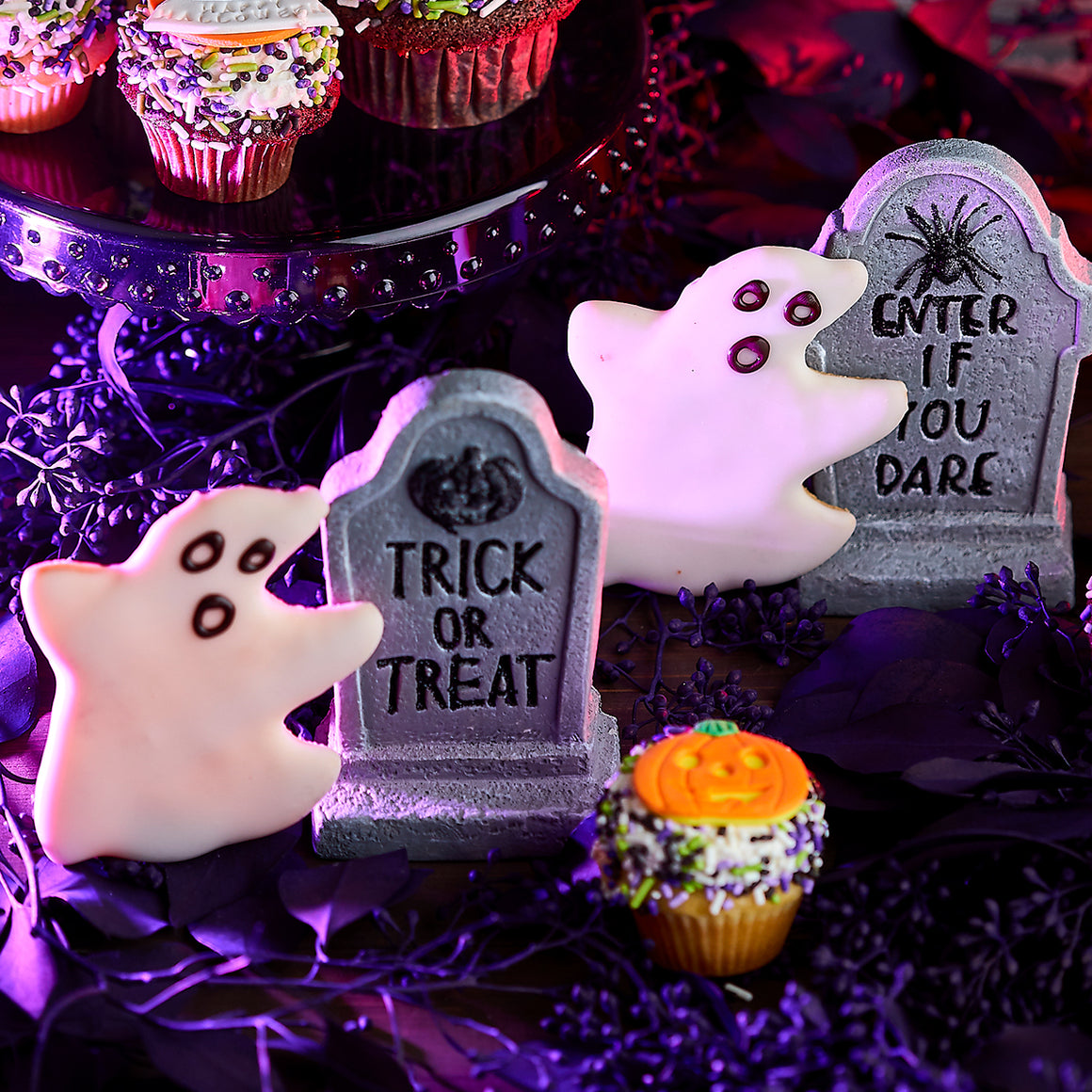 Noe Valley Bakery Cut-out Ghost Cookies for Halloween