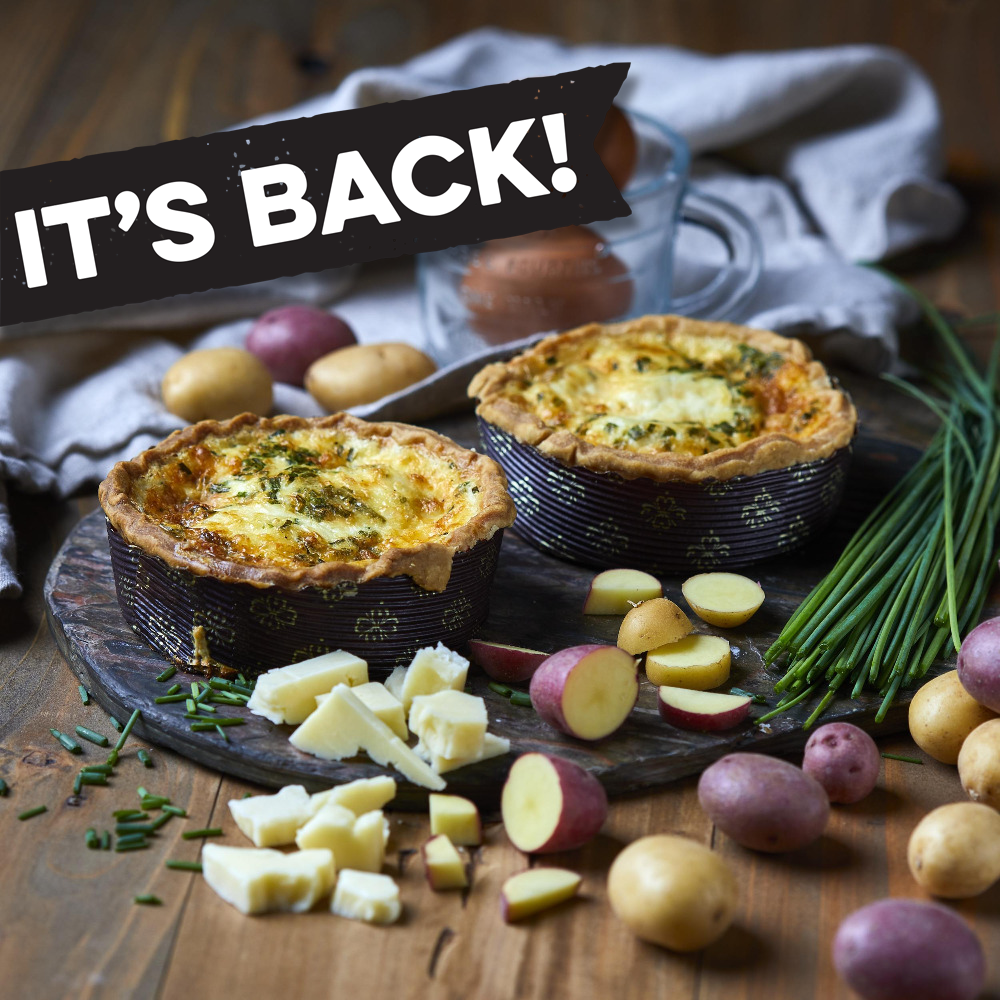 Jalapeno and Potato Quiche