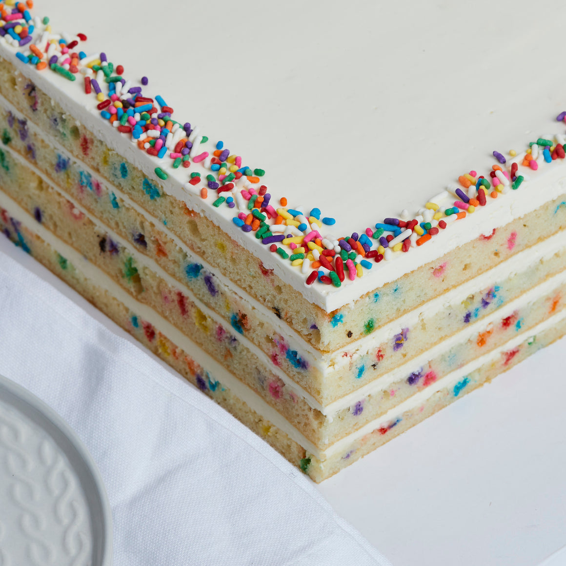 Confetti Sheet Cake