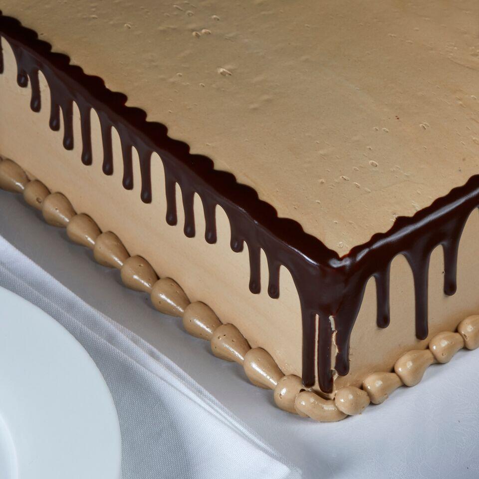 Salted Caramel Sheet Cake