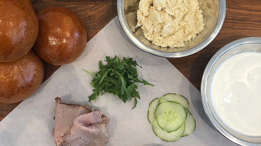 Roast Beef & Horseradish Cream Sandwich