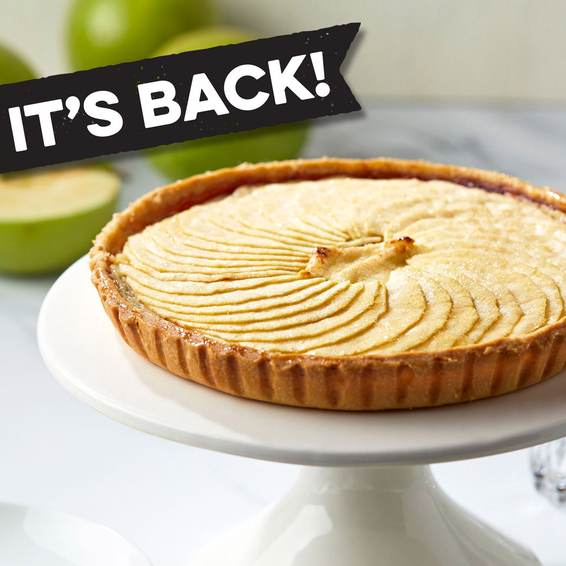Apple Cranberry Frangipane Tart by Noe Valley Bakery