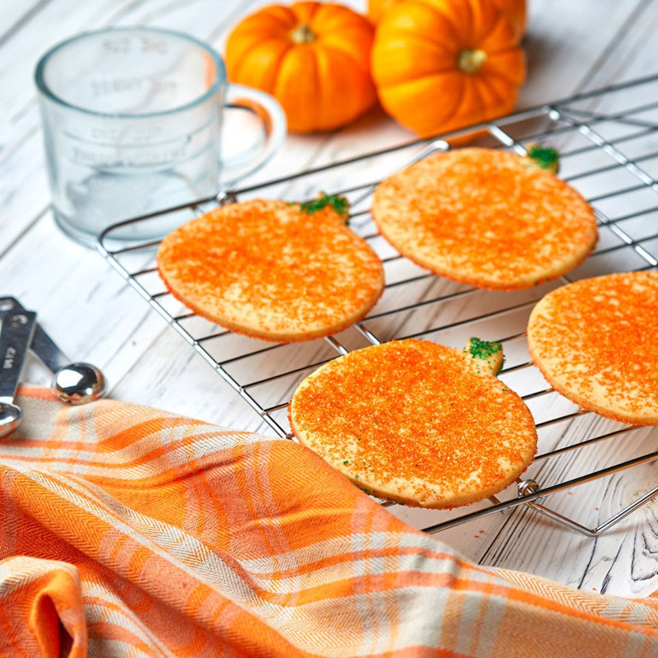 Box of Pumpkin Cut-out Cookies- 6 Pieces
