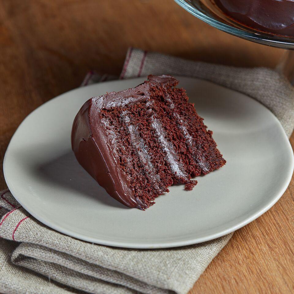 Dark Chocolate Cake Slice by Noe Valley Bakery in San Francisco