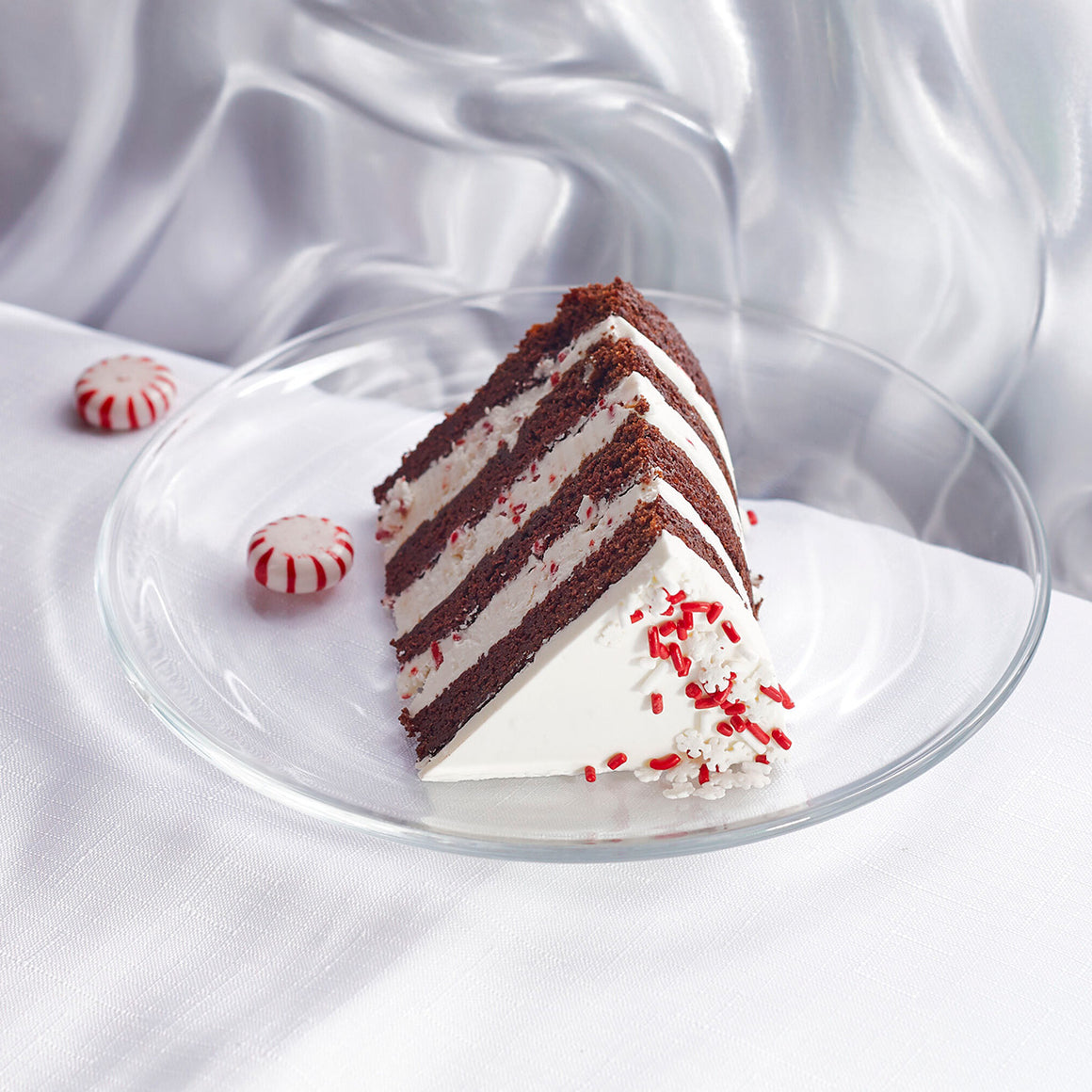 Peppermint Cake Slice by Noe Valley Bakery in San Francisco, CA