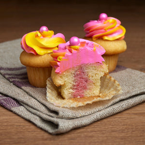 Raspberry Sherbet Cupcake from Noe Valley Bakery in San Francisco