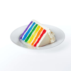 Pride Cake Slice from Noe Valley Bakery in San Francisco
