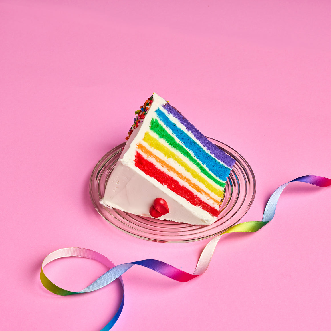 Pride Cake Slice