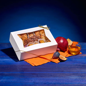Rosh Hashanah Cookie Box Gift Wrapped from Noe Valley Bakery