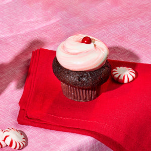 Single Peppermint Cupcake from Noe Valley Bakery in San Francisco, CA