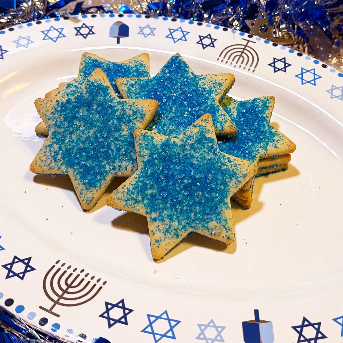 Star of David Sugar Cookie Hanukkah Dessert Noe Valley Bakery
