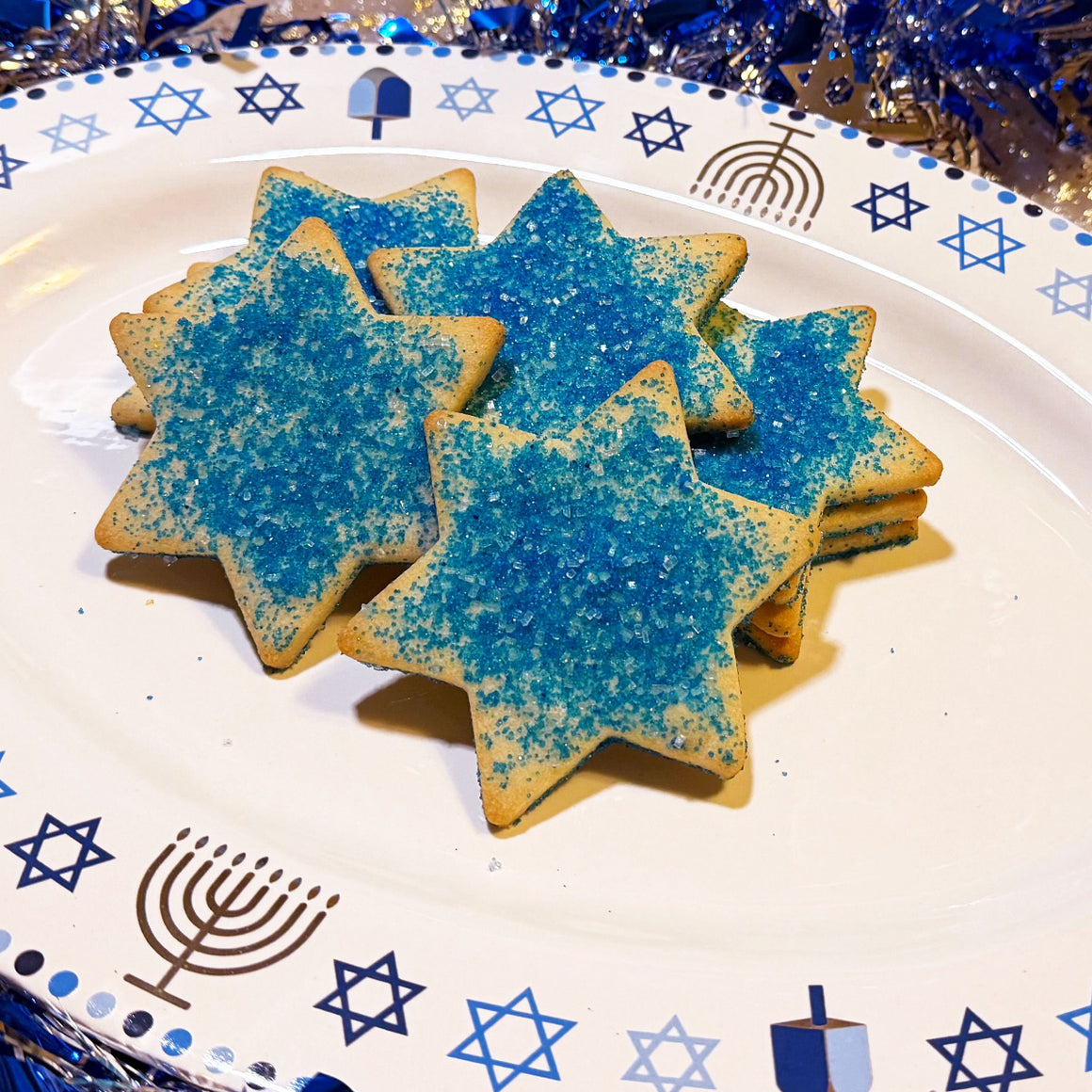 Star of David Sugar Cookie Hanukkah Dessert Noe Valley Bakery