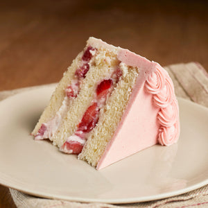 Strawberry Cake Slice by Noe Valley Bakery in San Francisco California