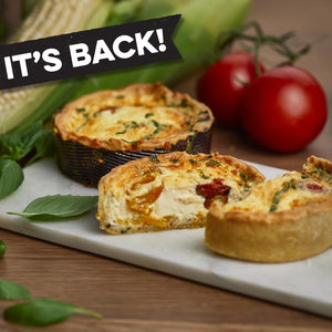 Tomato & Corn Quiche by Noe Valley Bakery