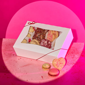 Valentine's Cookie Box Wrapped by Noe Valley Bakery in San Francisco