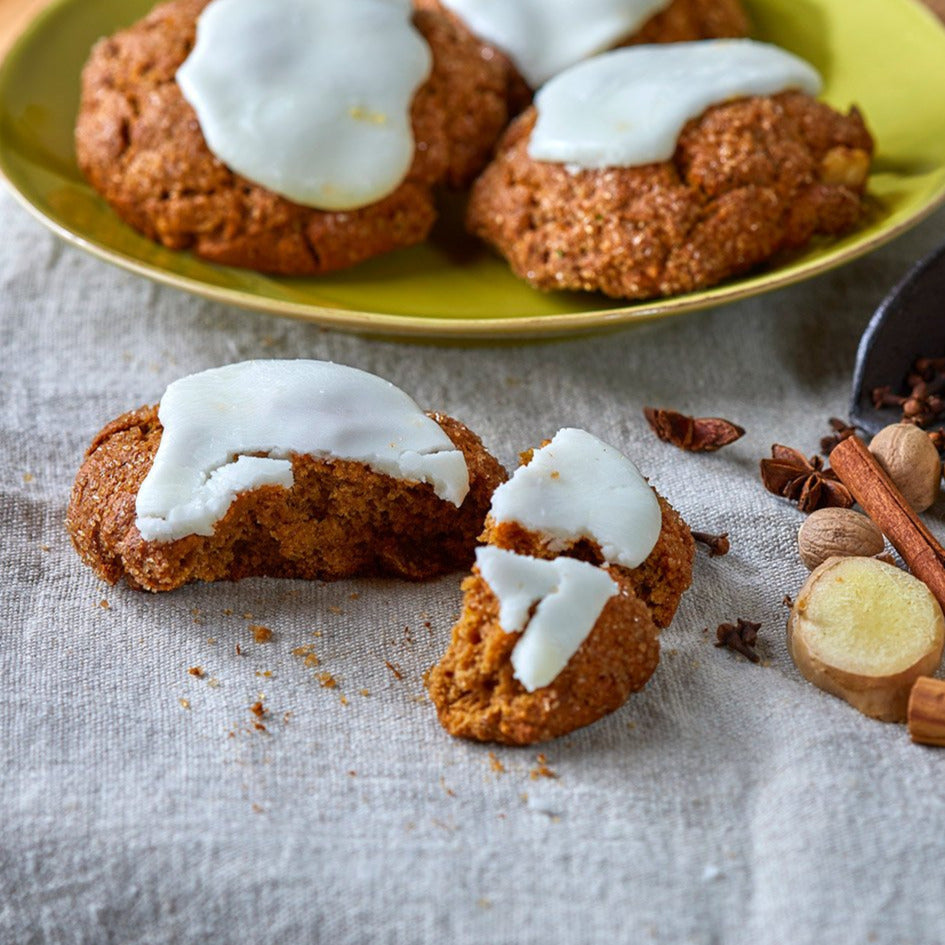 Gingerbread Scone With Meyer Lemon Glaze