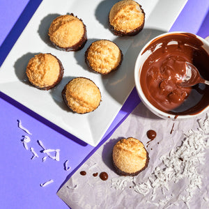 Chocolate Dipped Coconut Macaroons (Box of 4)